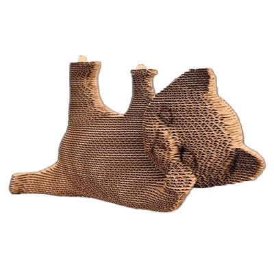 Конструктор 3D картонный Котик гимнаст Qbrix 20064 1